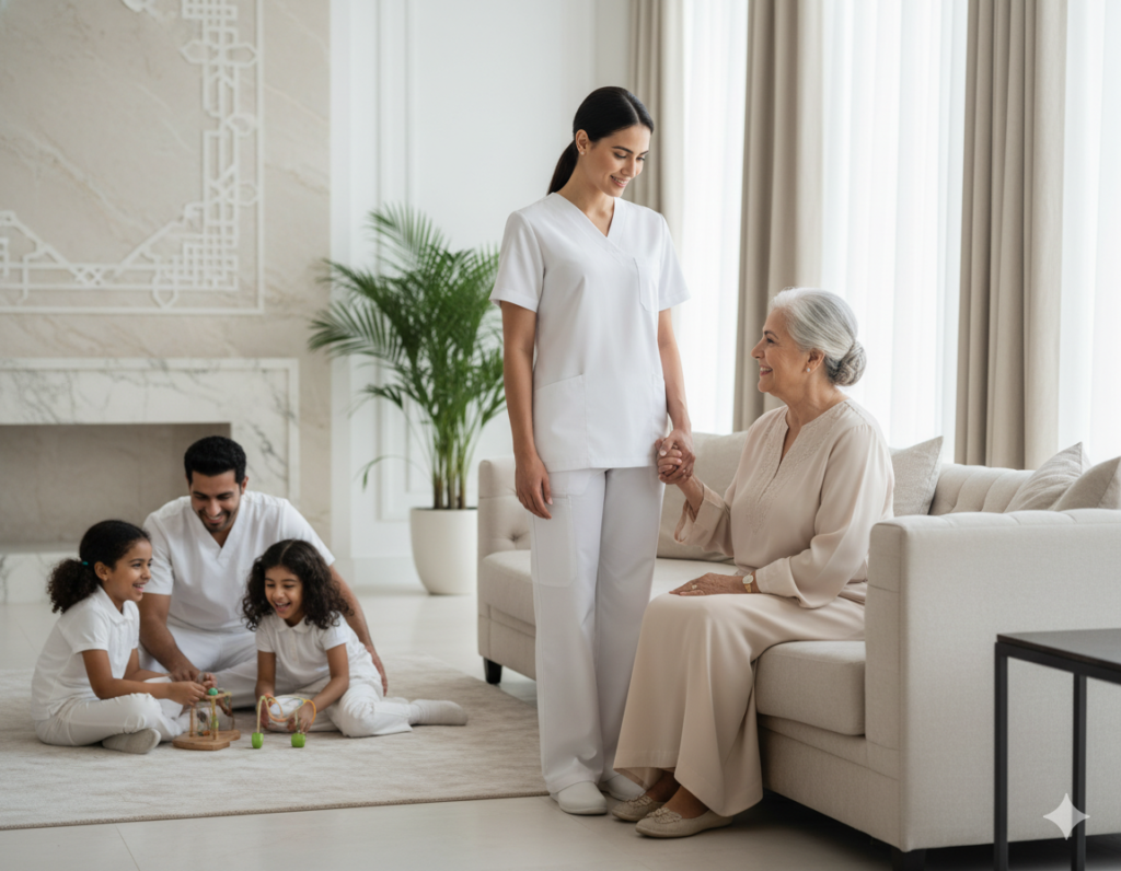 female-caregiver-qatar-home-care-services